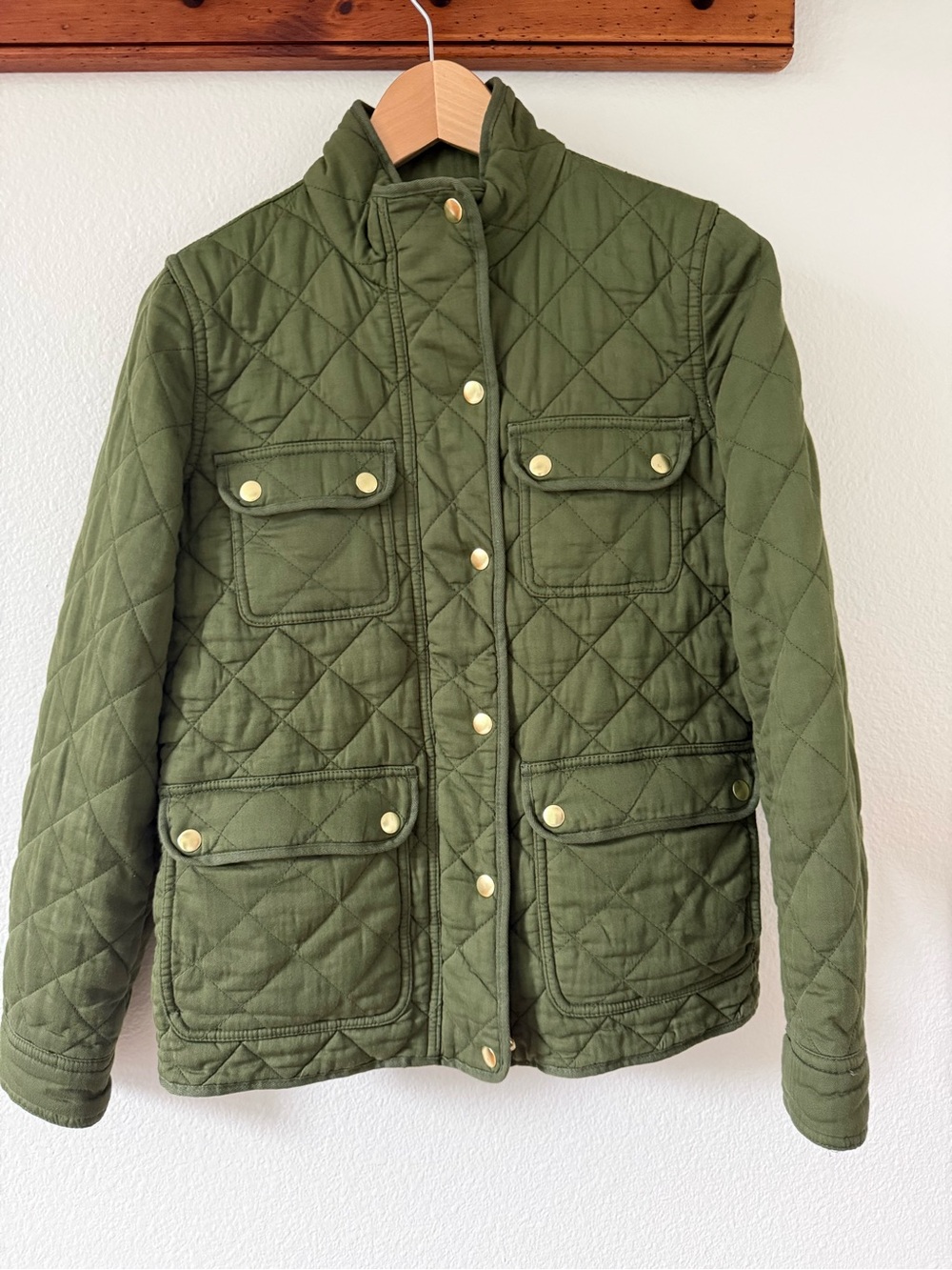 J Crew Quilted Field Jacket